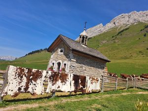col des aravisscenic drive from Annecy to Chamonix